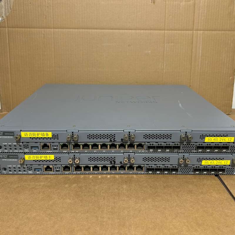 Juniper瞻博 SRX340-SYS-JB 8口千兆--议价商品