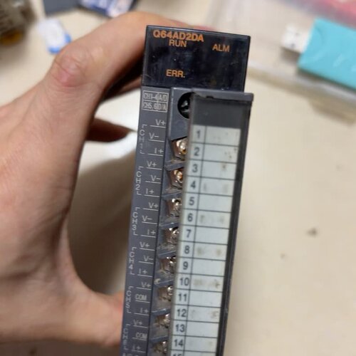三菱PLC Q64AD2DA成色如图功能测，实价包邮--议价商品