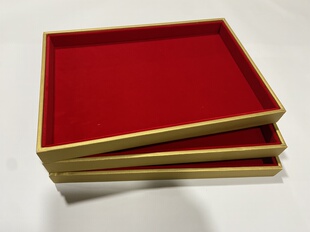 新款直播首饰手机手表托盘展示收纳盘台饰柜黄金摆件拍摄背景道具