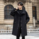 男款 上衣加厚大衣 男生潮流青少年衣服中长款 风衣外套2025新款 冬季