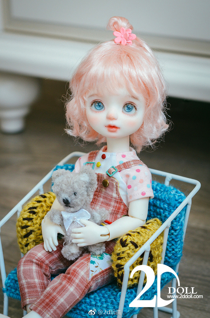 bjd-2d男女1/6元宵（sd娃娃同类正版树脂）2ddoll六分人形萌妹