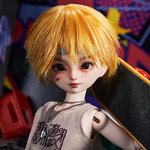 bjd糖果星系1/6伯尼 Bernie后街故事sd娃娃新六分人形滑板男娃