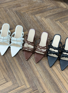 【咔咔星球】X BJD娃鞋 3分SD/DD/SDGR/SD16 细带双蝴蝶结高跟鞋