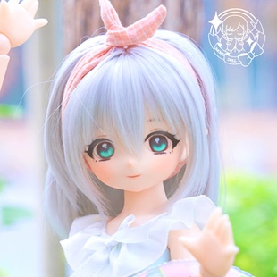 【现货】ruby肉肉兔妹Imomodoll塑胶皮娃机械4分bjd人偶