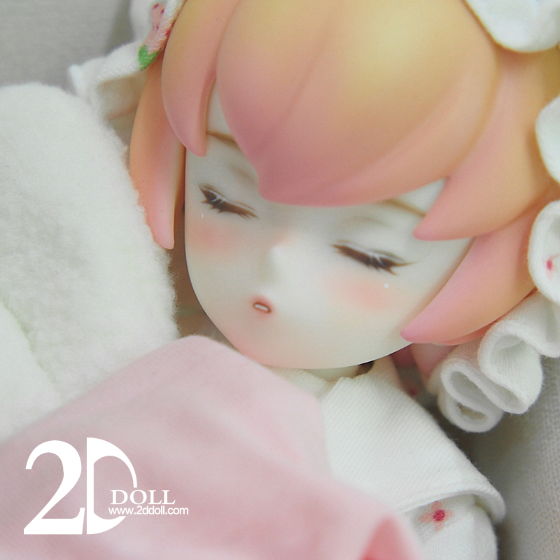 bjd-2d男1/6女红豆 卡通脸（sd娃娃同类正版）球形关节人形
