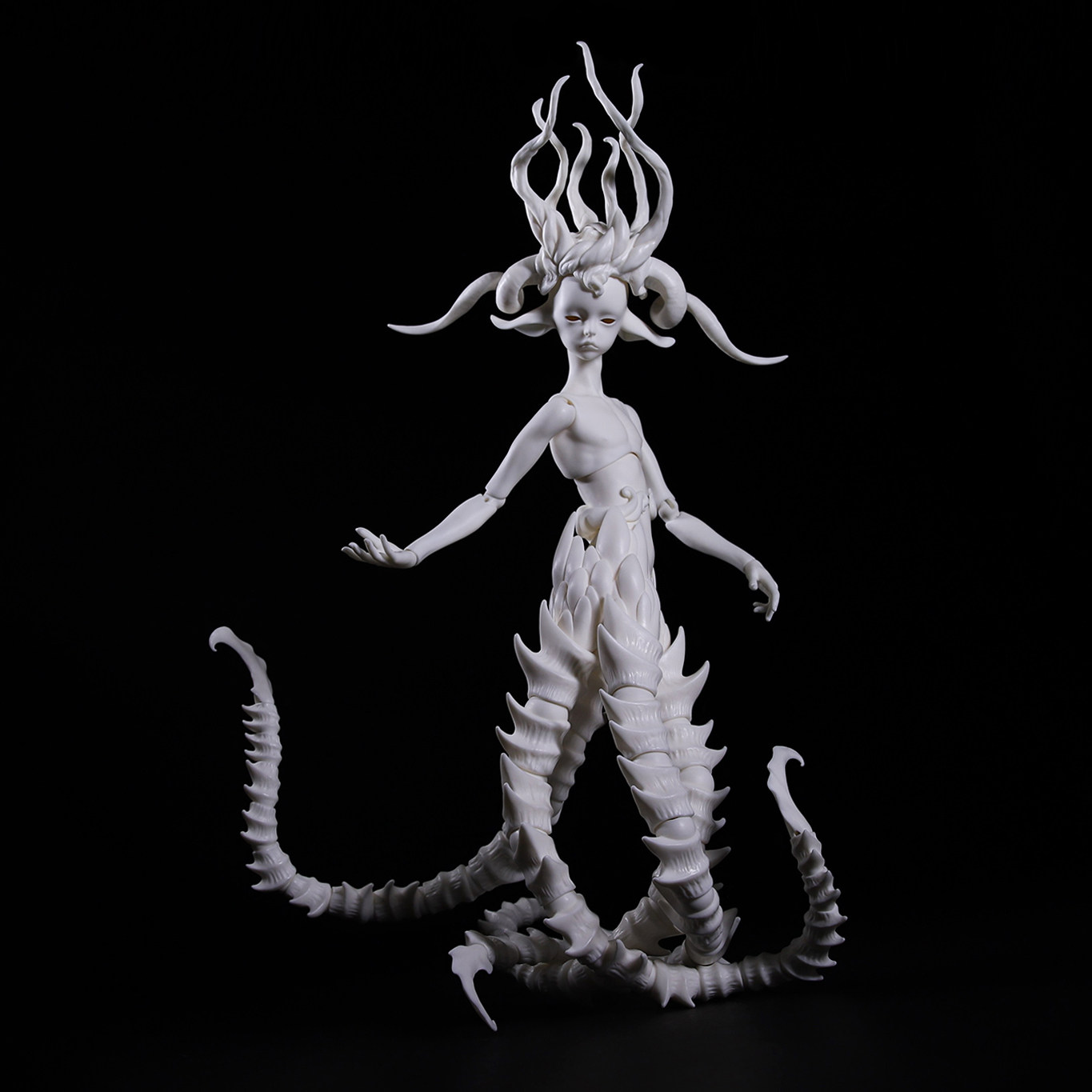 bjd幽谷1/4萨提尔素体展示t-10森林之神黑山羊人形兽版克苏鲁触手