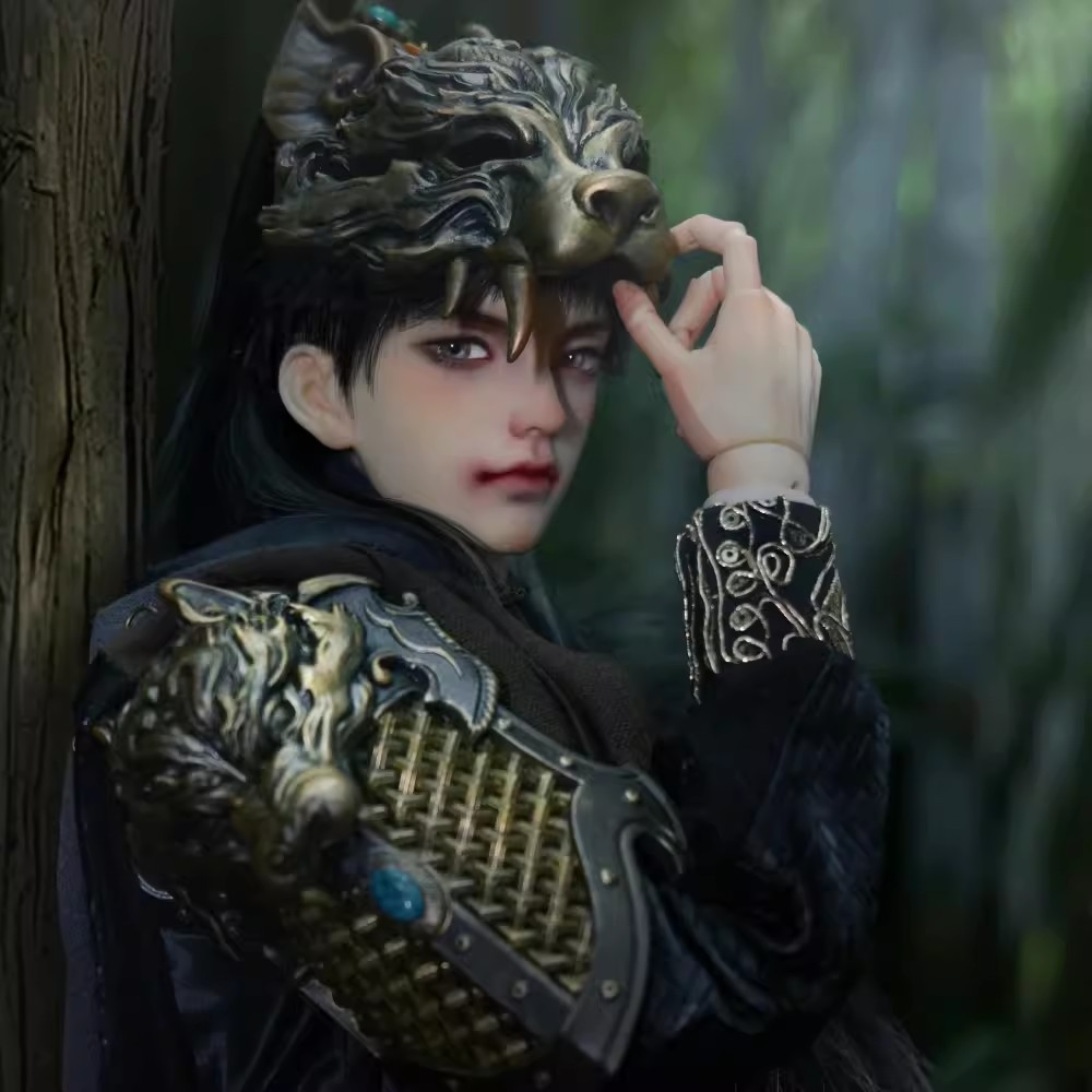 bjd龙魂娄金狗70叔二十八星宿sd古风人形3分男裸娃战神小喵汪