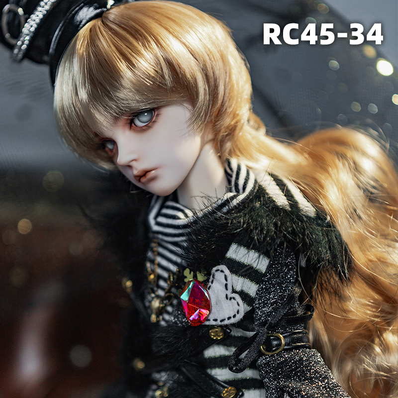 bjd戒之RD1/4假发魔法师pan配件rwigs45-49男sd娃娃官发