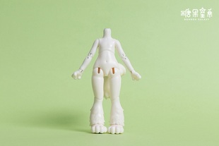 bjd糖果星系1/12松鼠兽体单体素体配身体sd娃ob人形12分gsc