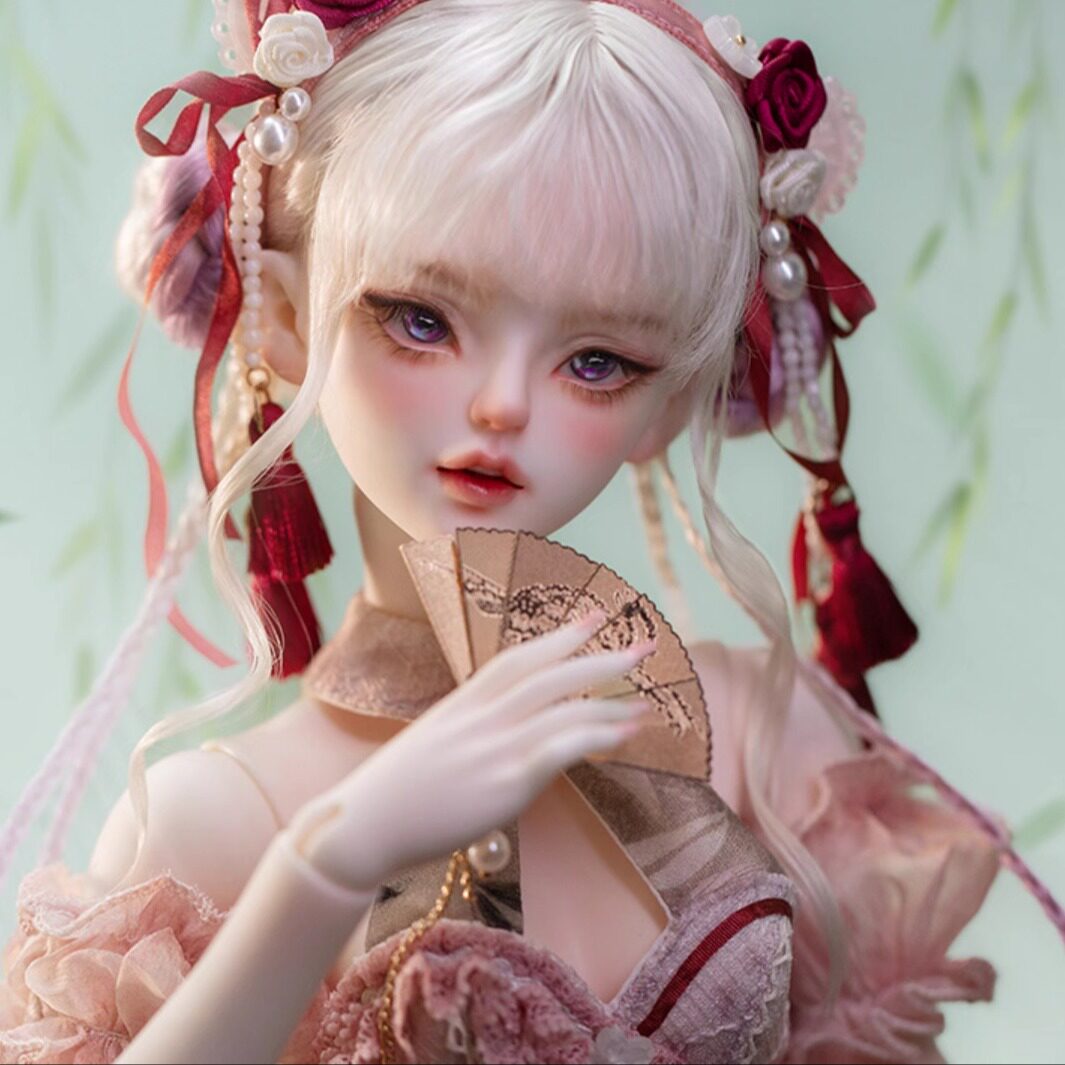 bjd画境白龄1/4女裸娃sd娃小喵汪4分人形洛丽塔洋装