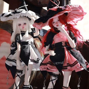 FMD捣蛋派墨菲 小魔女万圣节女仆制服fatemoons 蜜糖4分BJD娃服装