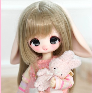 DOLLEYDOLL单头3分三戳六3插6 10树脂娃头素头 BJD