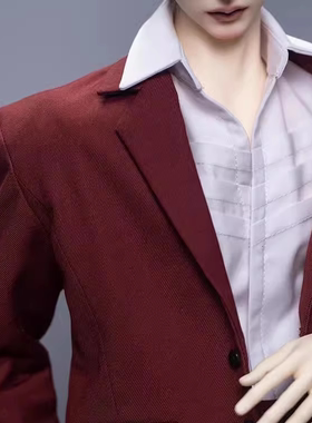 bjd1/3傲灵师70/75/叔体休闲西装自制衣服 bid壮叔hid75娃衣官服