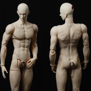 bjd 75/77圣体单体傲灵师配身体素体sd娃人形1/3男id75小喵汪