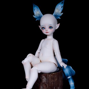 男女单体配身6分sd 6特体兽版 bjd小狐蜥精灵素体milo doll小喵汪1