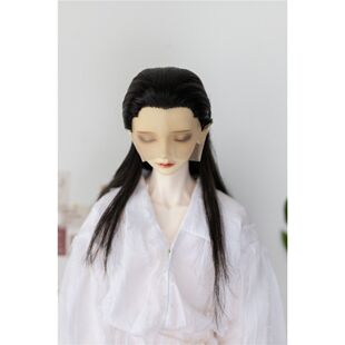 【咔咔星球】BJD假发男款 三分3分小三分软丝三尖背头中长发散发