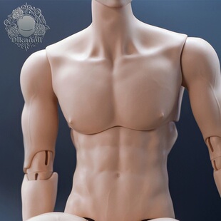 75普叔DK男单体id75尺寸bjd素体配身体免费调色顶胯版