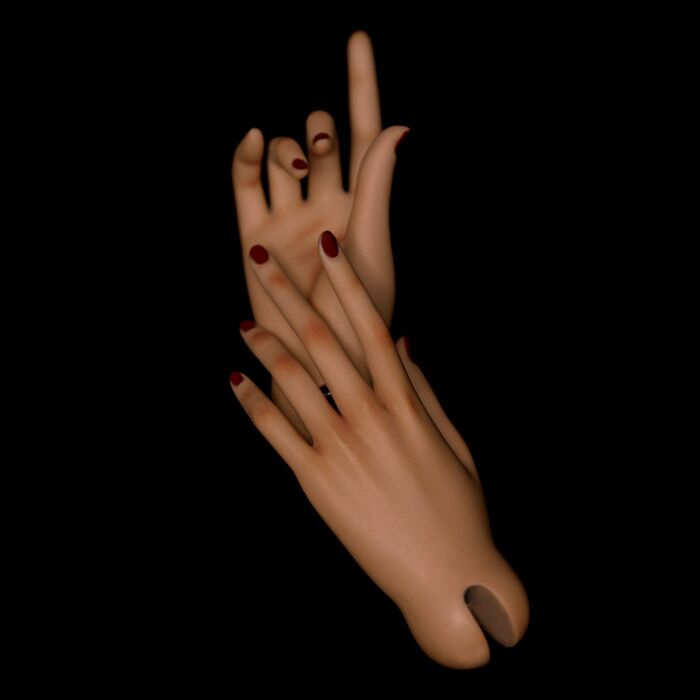 bjd谜凰66大女1/3手型MH66003双陆（sd娃娃同类树脂配件人形部件