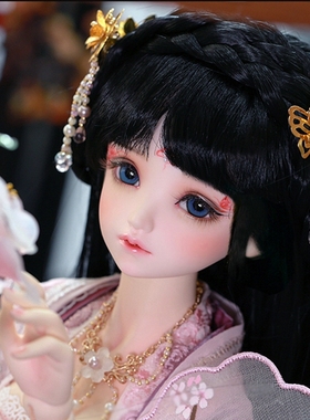 bjd-黑曜石xaga 1/3女-莺飞（sd娃娃同类正版）关节小喵汪