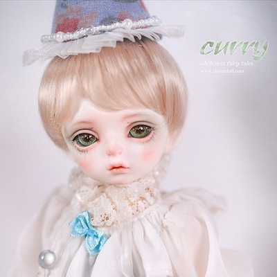 bjd-CD-1/6男-柯里Curry（sd娃娃同类正版）CharmDoll白色童话