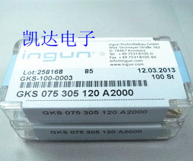 INGUN英钢探针GKS075 305 120A2000（大圆头）测试针 弹簧顶针