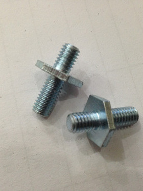 六角双头螺丝双头螺钉M6X22长螺纹12MM 短螺纹8MM六角厚度2MM