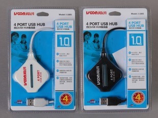 1米1005四口HUB 4口USB HUB USB2.0集线器 可带1000G移动硬盘