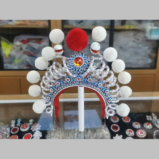 戏曲戏剧头饰 京剧越剧影视剧白蛇传 青白蛇头饰戏帽 青白蛇额子