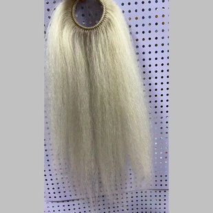 专业发鬏老生老旦发鬏京剧白发鬏老旦包头蓬头发髻牛尾蓬头假发