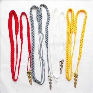 舞台演出服配饰保安文工团乐队仪仗队绶带肩章挂绳吊坠军装绶带黄