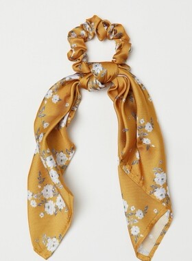 HM H&M H M专柜正品发饰2018年秋冬新款 围巾装饰发圈发带