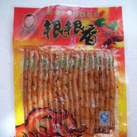 大若宇根根香82克辣条麻辣面筋素食有嚼头小吃零食20袋包邮