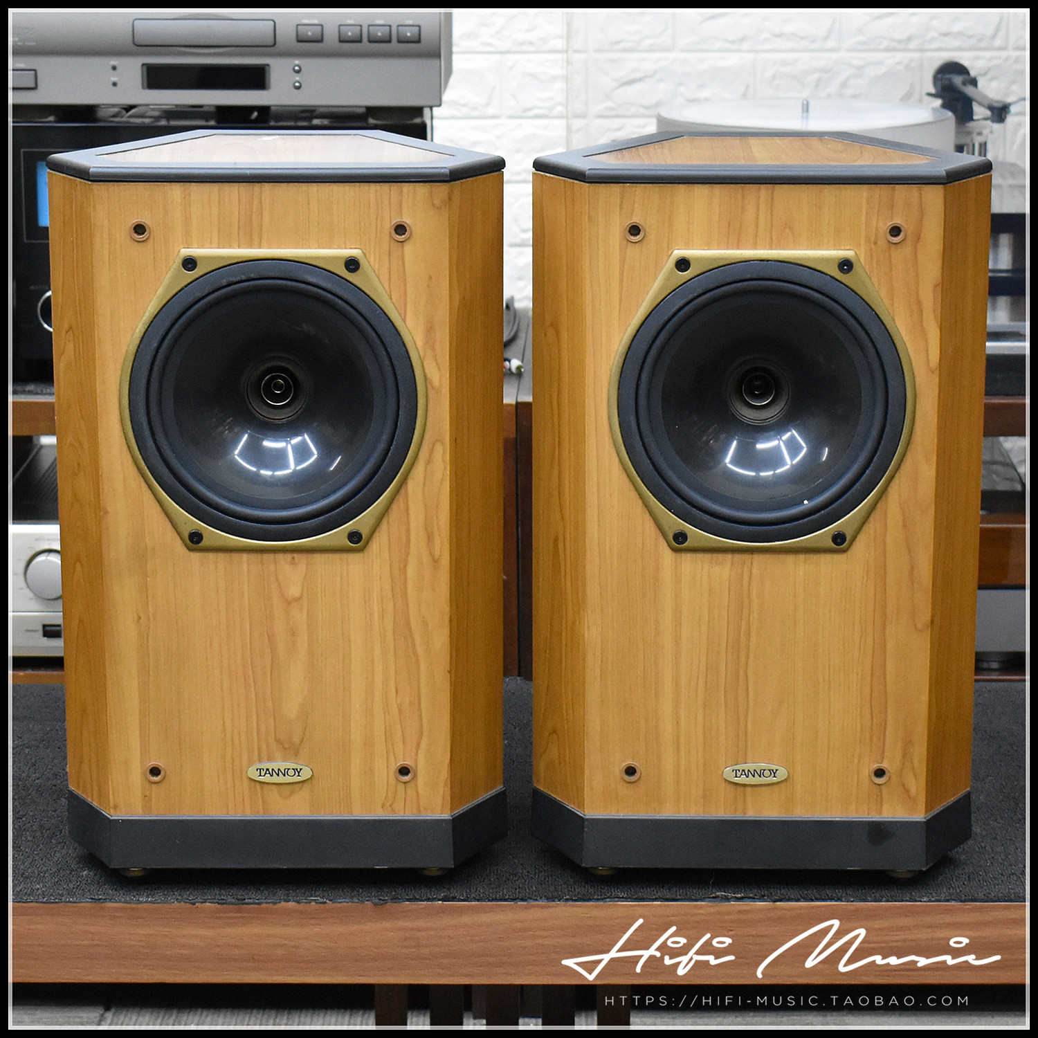 二手原装英国进口Tannoy 天朗806 发烧HiFi 高保真音箱 8寸低音