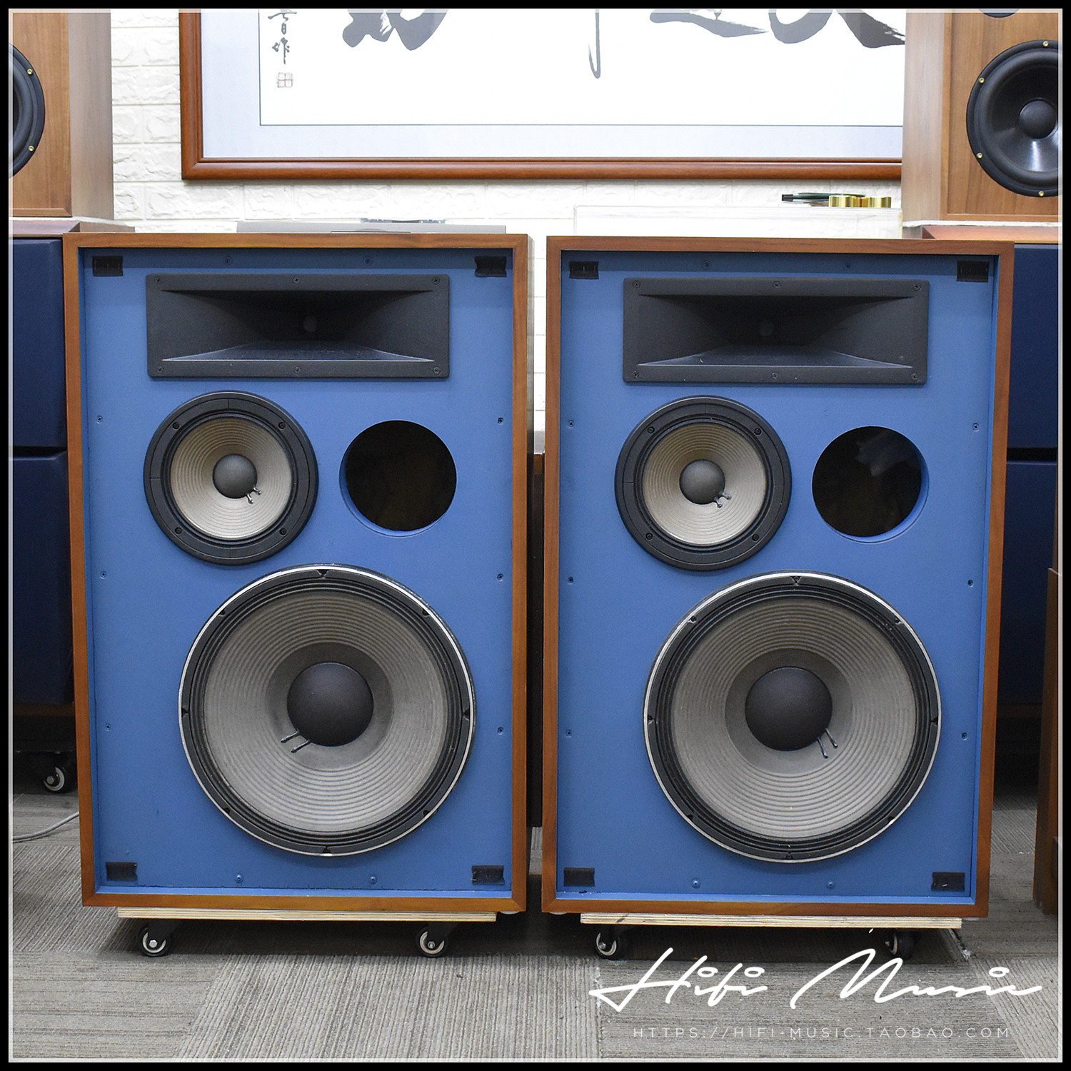 二手美国进口JBL/SR 4735A SERIESII 15寸大型三分频监听落地音箱