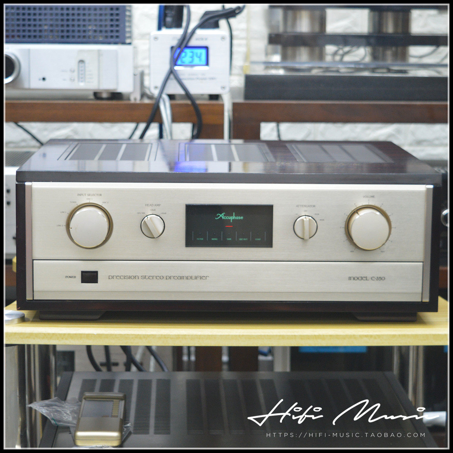 二手原装日本进口 Accuphase/金嗓子 C-280HIFI发烧前级功放 220V
