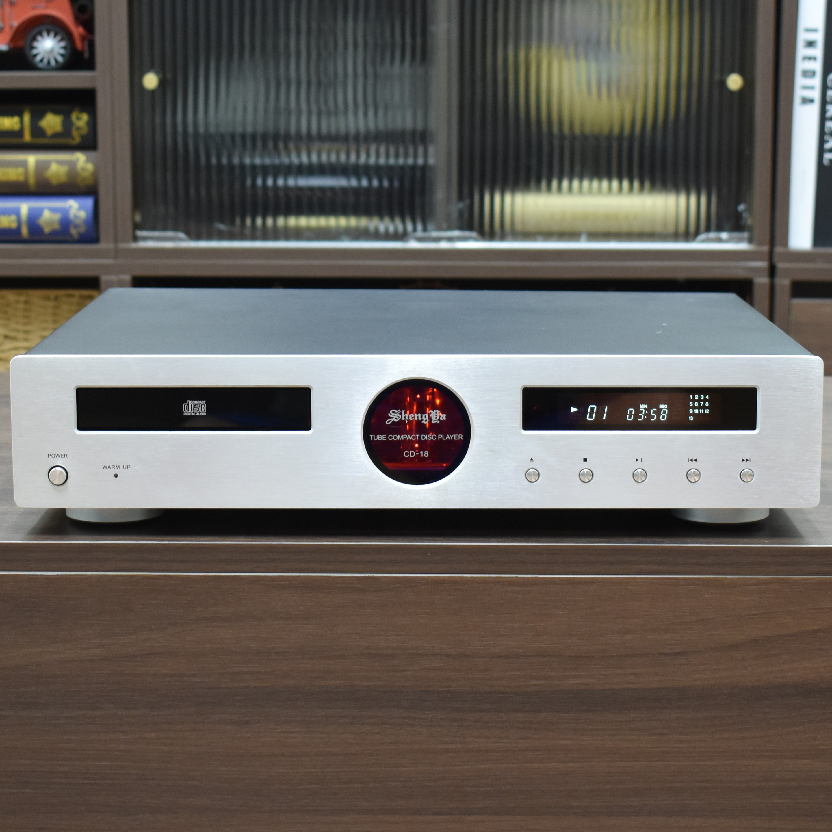 二手国货精品SHENG YA声雅CD-18发烧家用HIFI胆CD机播放器220V