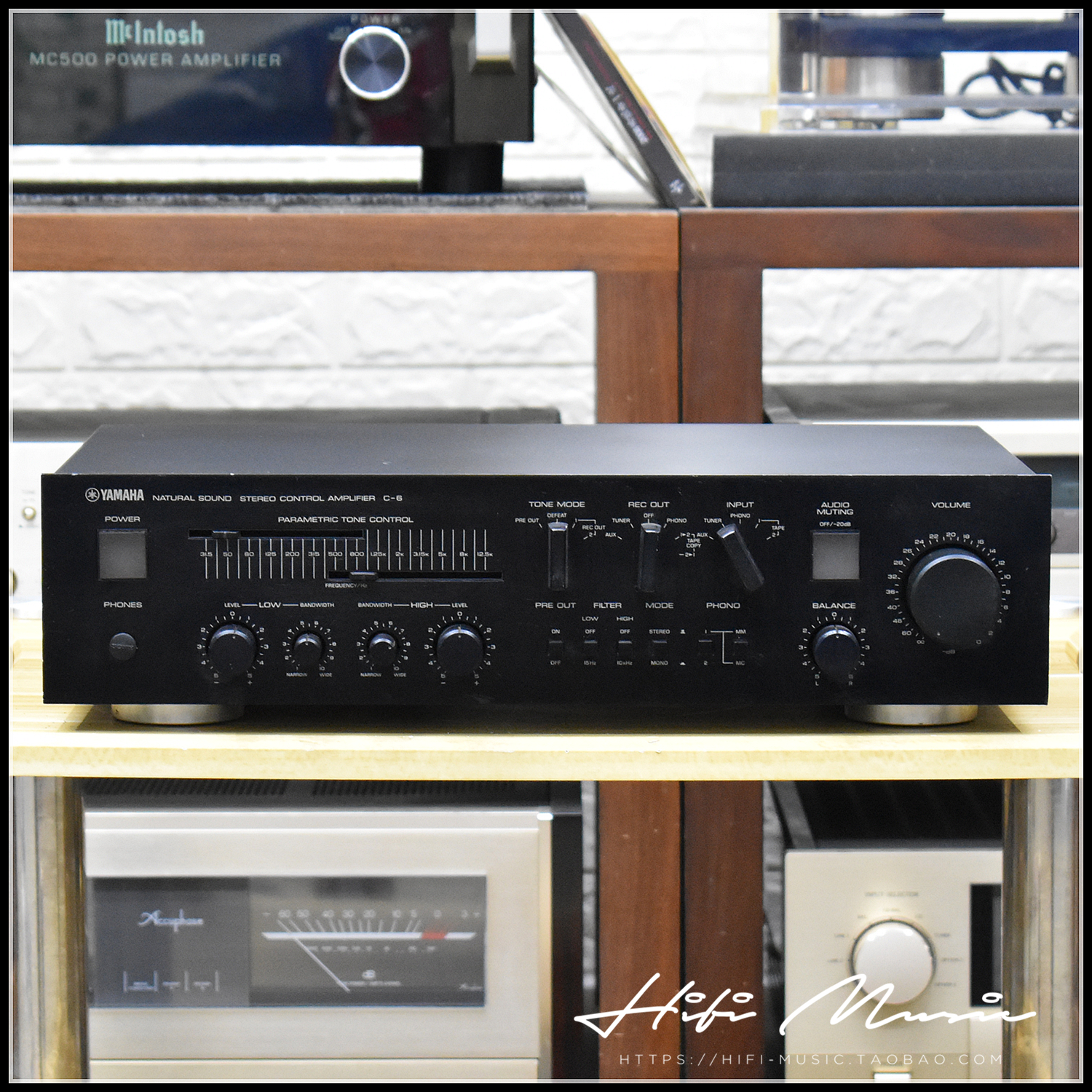 二手原装日本进口 YAMAHA/雅马哈  C-6 HIFI发烧前级功放 100V
