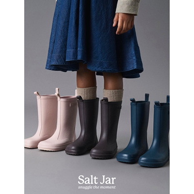 salt jar选品 Bundgaard 防水防滑儿童长筒阿特拉斯雨鞋