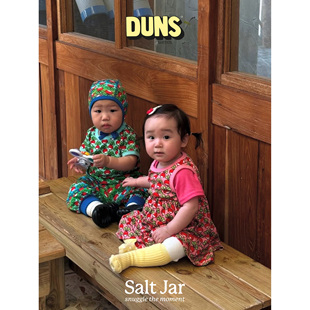 duns salt jar选品 2026 连体衣 男女宝宝卡通印花T恤打底衣套装