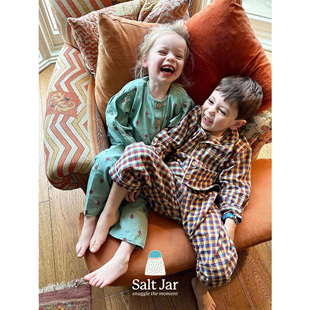 Nights wilder 儿童长袖 salt 睡衣套装 jar选品