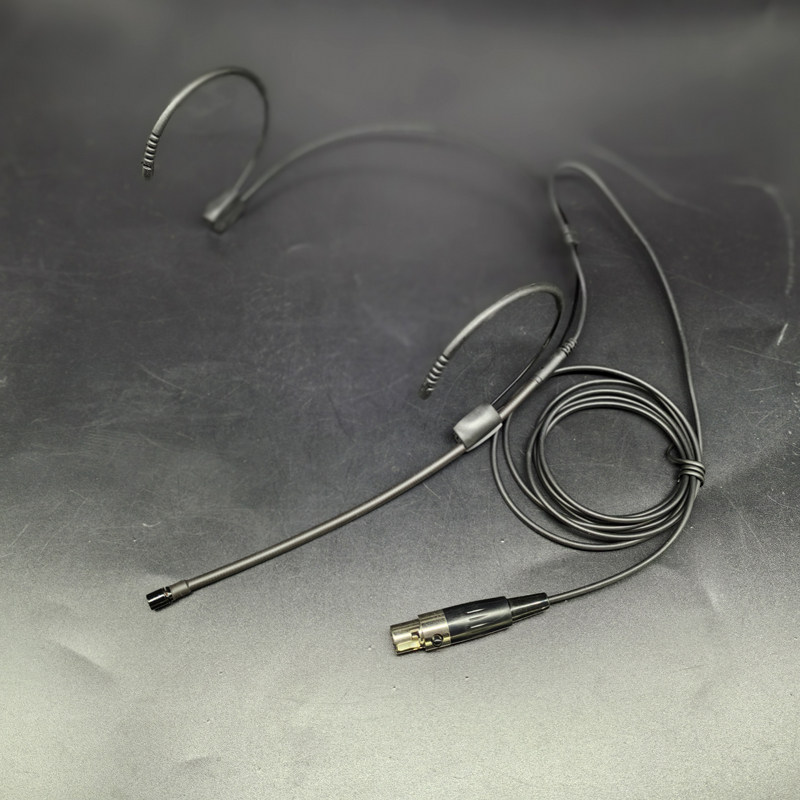 舞台演出无线接收器黑色隐形话筒3 4针卡侬耳麦小头小蜜蜂麦克风