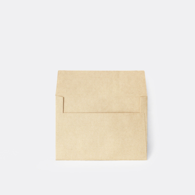 简约复古牛皮纸西式空白6号标准