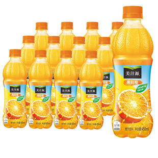 美汁源果粒橙450ml*12瓶装橙汁饮料果肉果味饮品