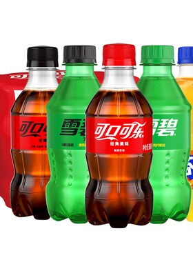 Coca-Cola/可口可乐雪碧汽水组合300ml小瓶零度可乐