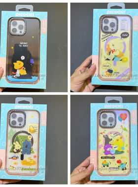 特价PICOCICI皮克嘻嘻适用苹果16手机壳新款iphone16pro高级感Magsafe磁吸卡通可爱情侣创意苹果16promax