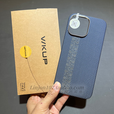 WKUP适用于苹果16promax凯夫拉手机壳碳纤维芳纶超薄NFC磁吸原创中国风青花釉里红保护套华为Mate70rs