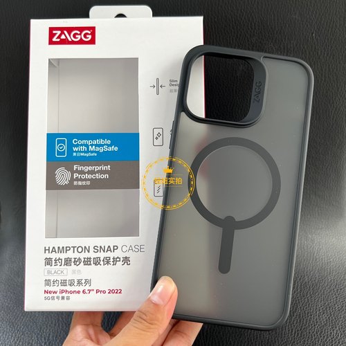 zagg简约磨砂磁吸14promax简约