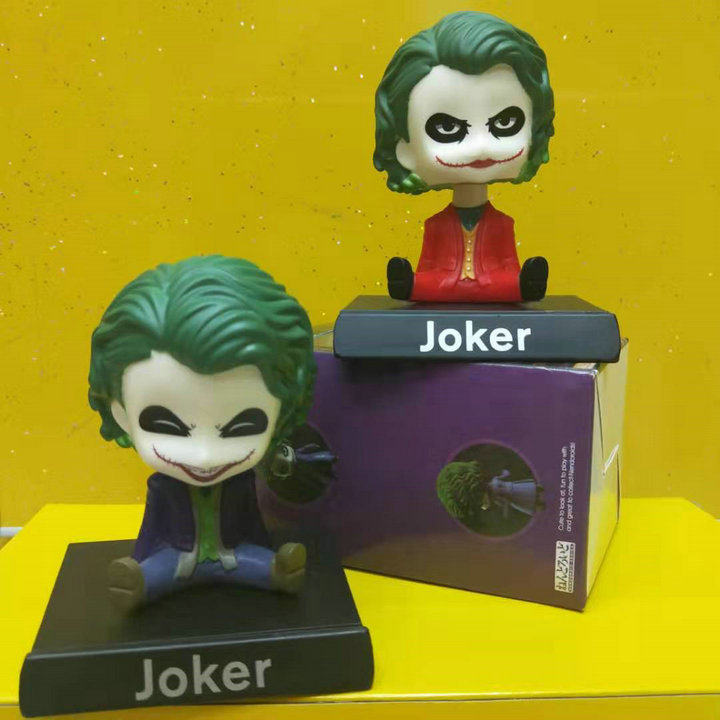 创意卡通摇头小丑希斯莱杰公仔玩偶摆件车载汽车饰品黑暗骑士手办