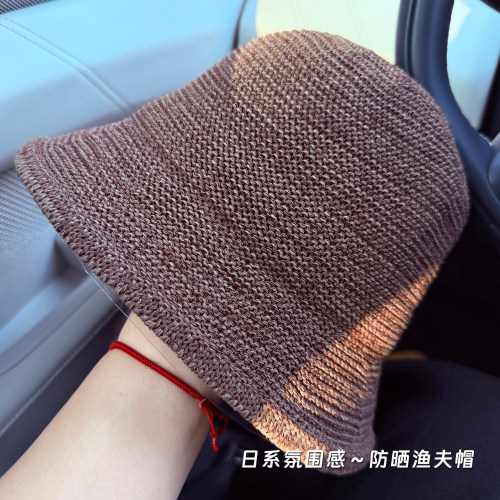 这顶咖色帽子太松弛太高级出片了