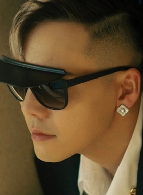 骑电瓶车防风眼镜翻盖陈伟霆同款